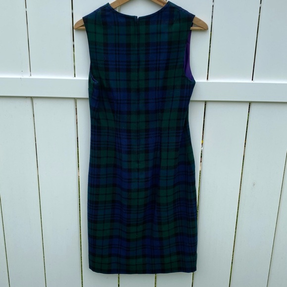 🙀Moffat Weavers Brand Plaid Tartan Dress 💜💚 - Picture 2 of 4